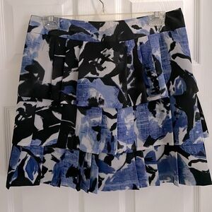 Kenneth Cole New York Skirt Blue Black